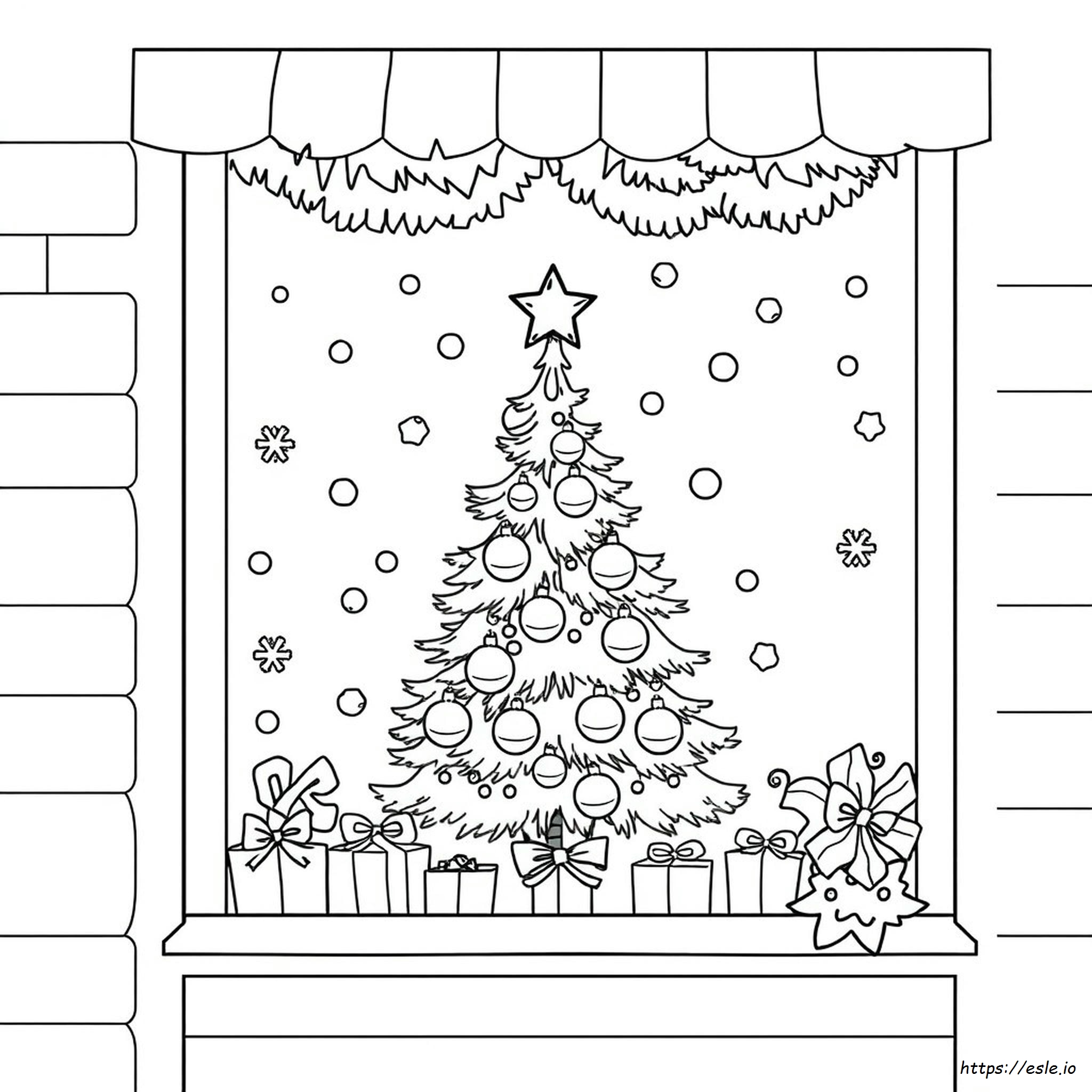 Christmas In France Coloring Page