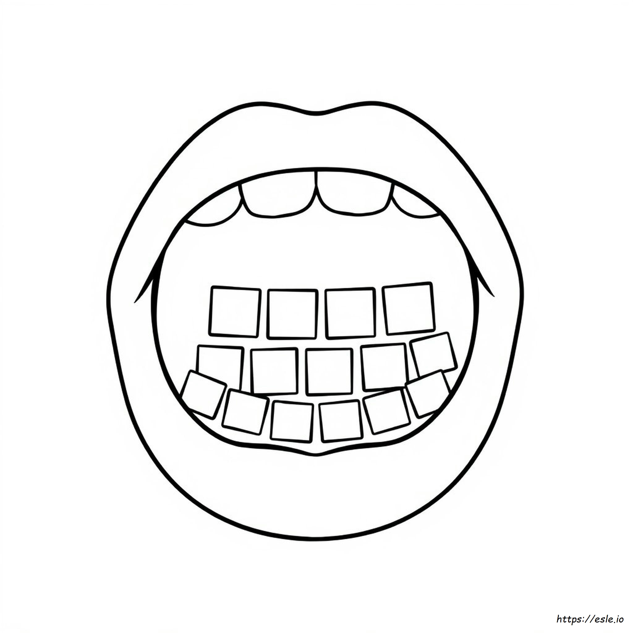 Mouth For Colouring