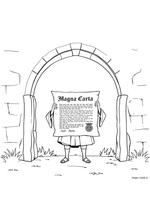 Halaman Mewarnai Magna Carta