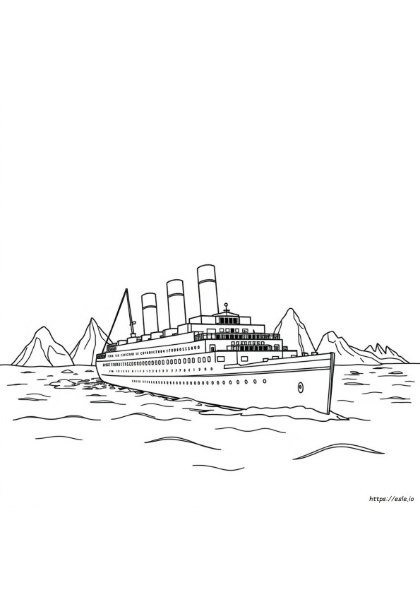 Titanic Colouring Pages To Print