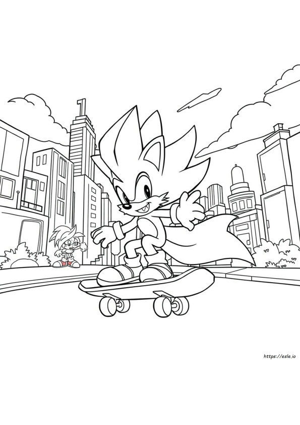 Tails Sonic Movie 2 Coloring Pages