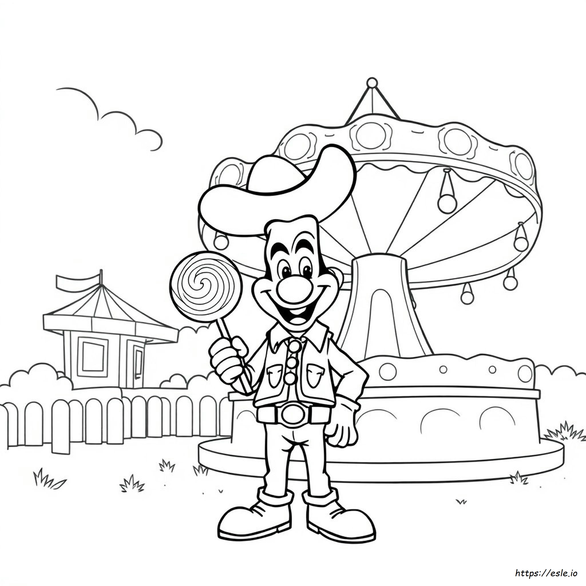 Pistol Pete Ausmalbilder