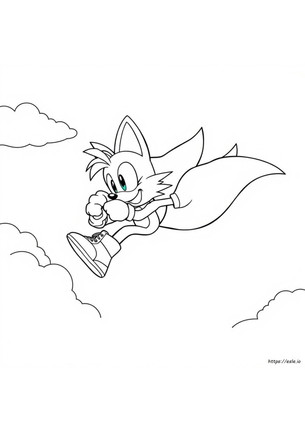 Sonic Boom Tails Coloring Pages