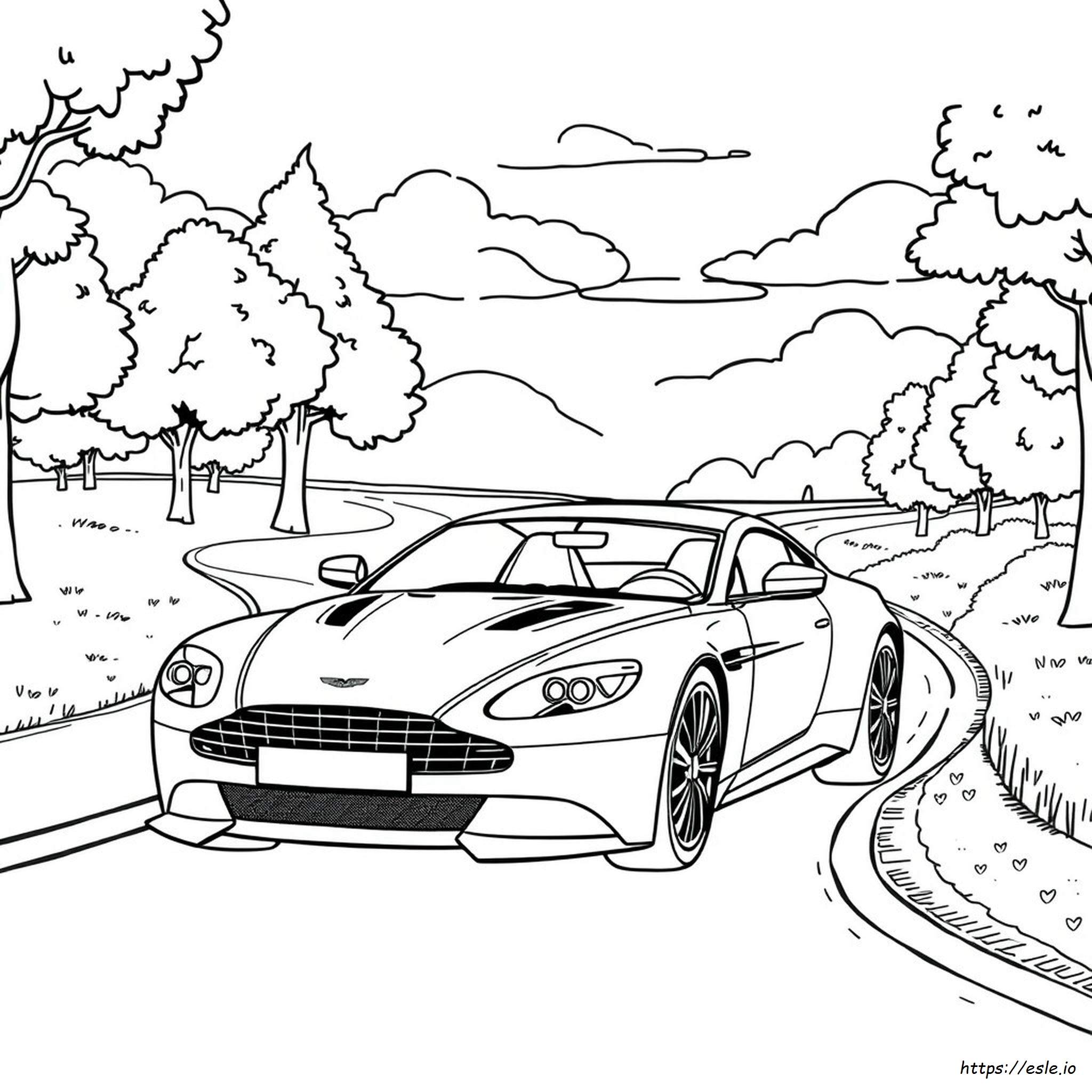 Aston Martin Da Colorare