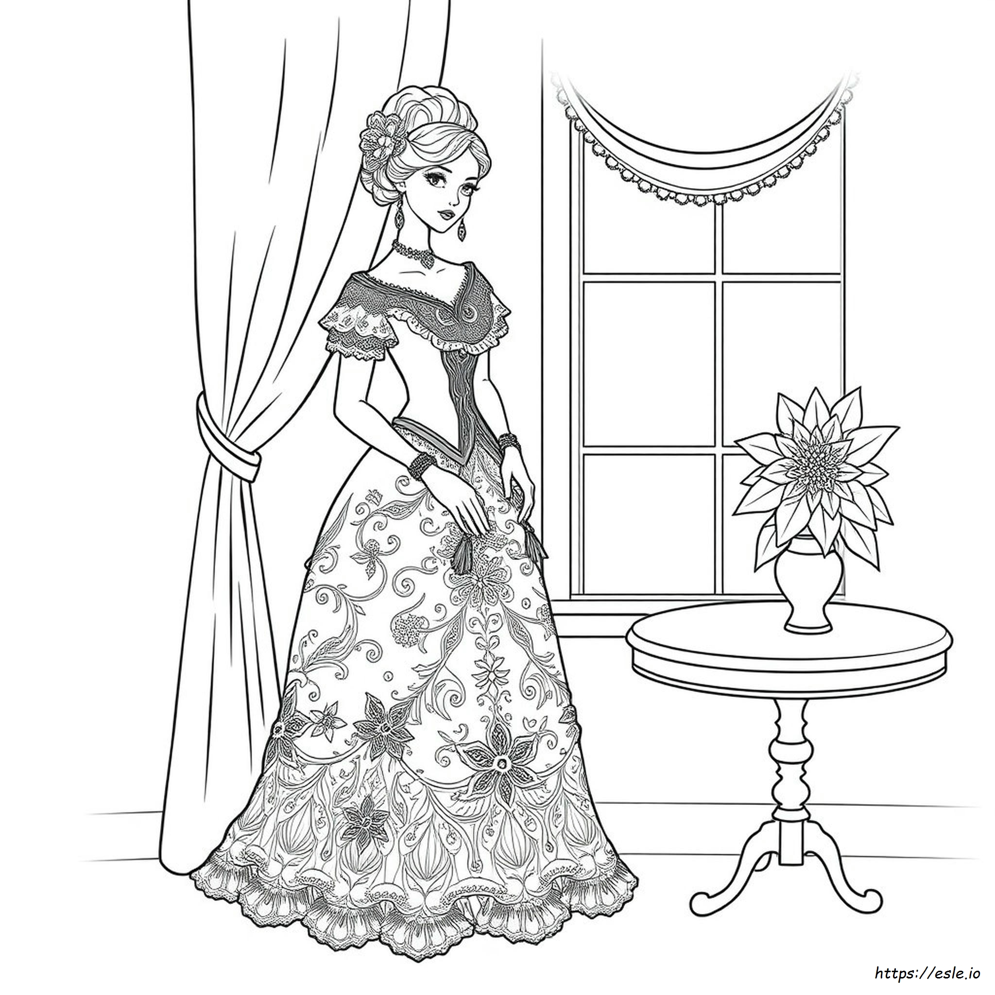 Moda Vittoriana Da Colorare