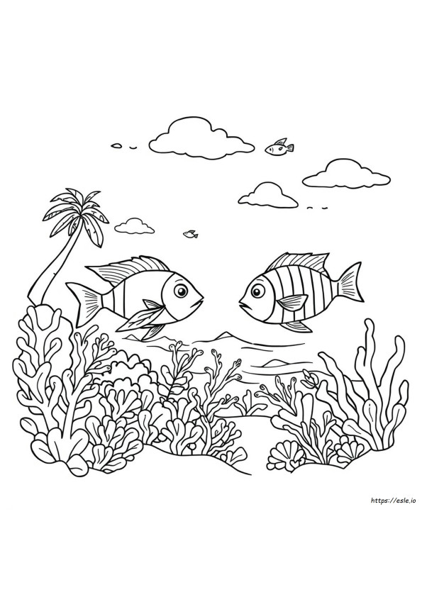 Hawaiian Fish Coloring Pages