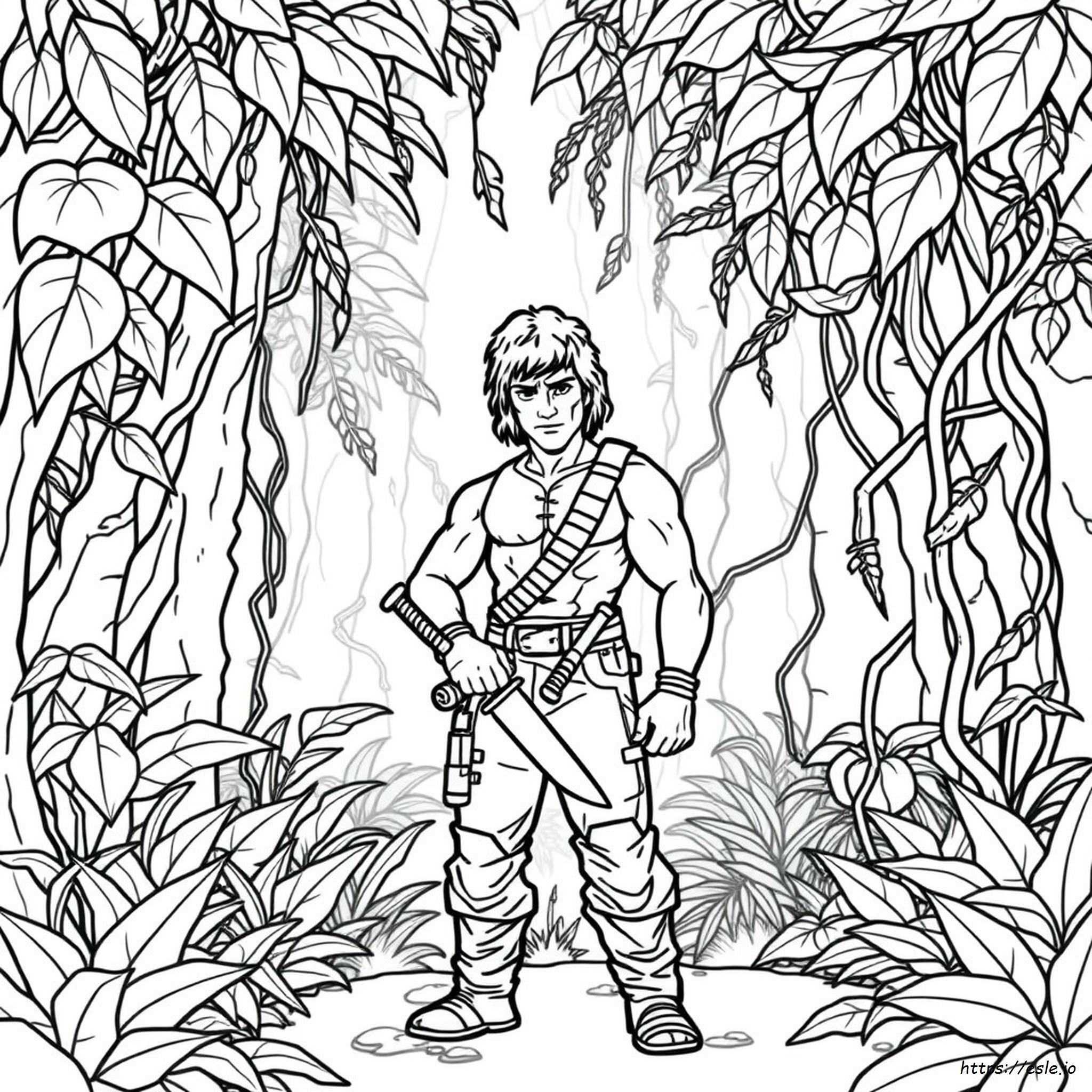 Rambo Malvorlagen