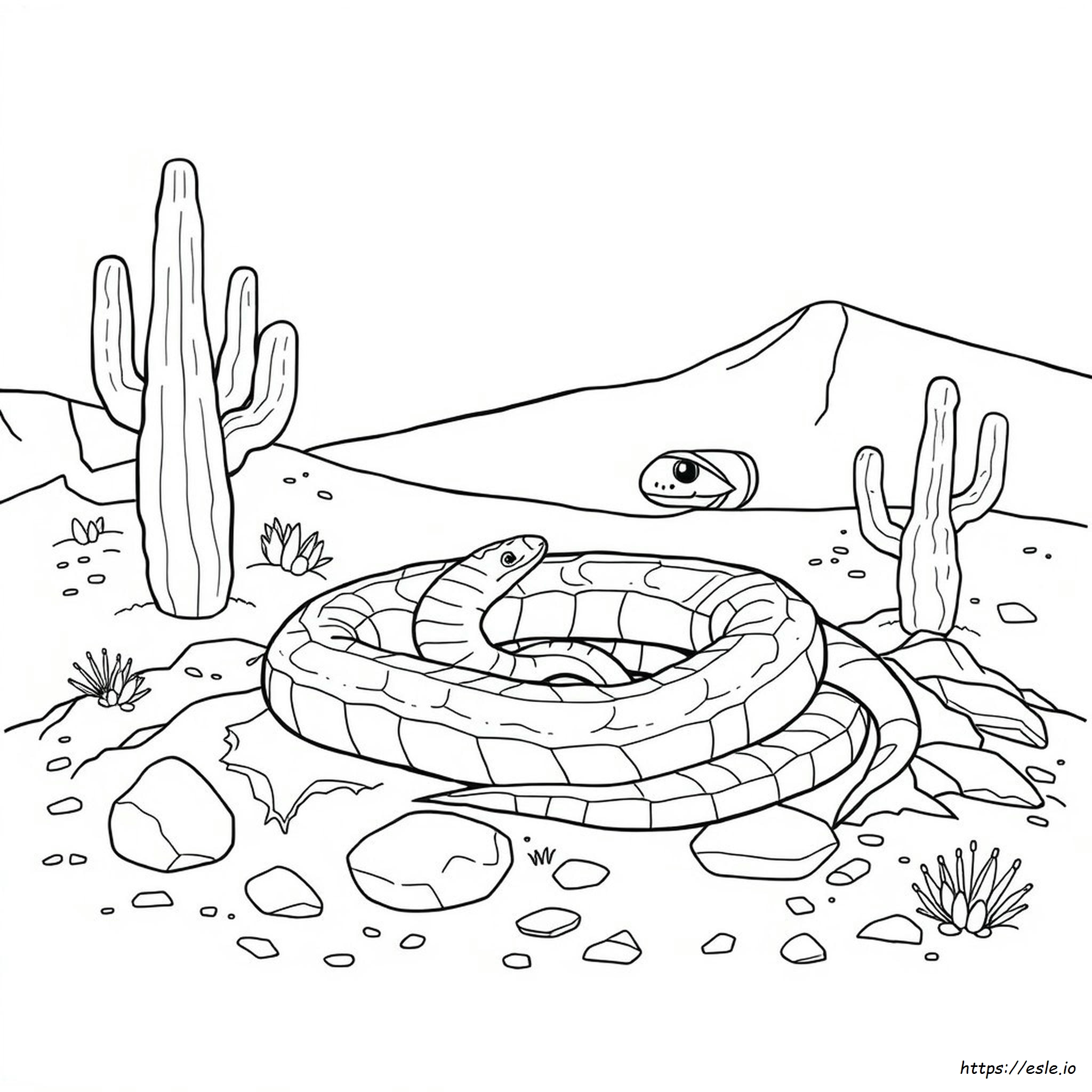 Pit Viper Coloring Page