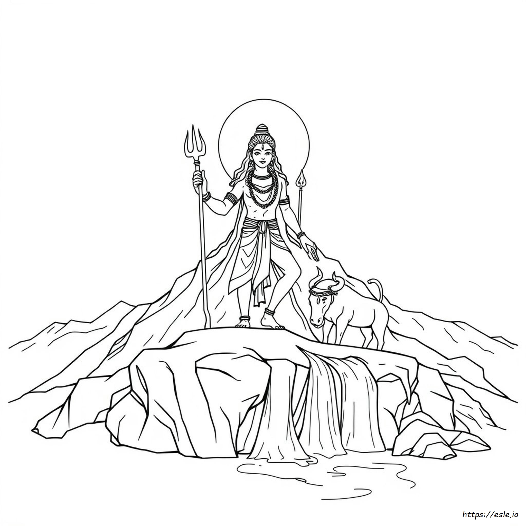 Shiva Images For Coloring