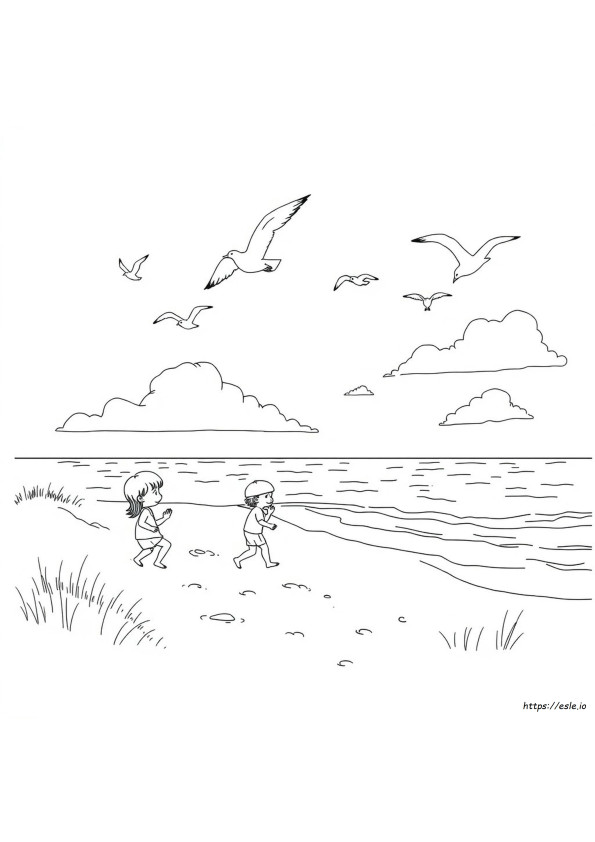 Kids Summer Coloring Pages Printable