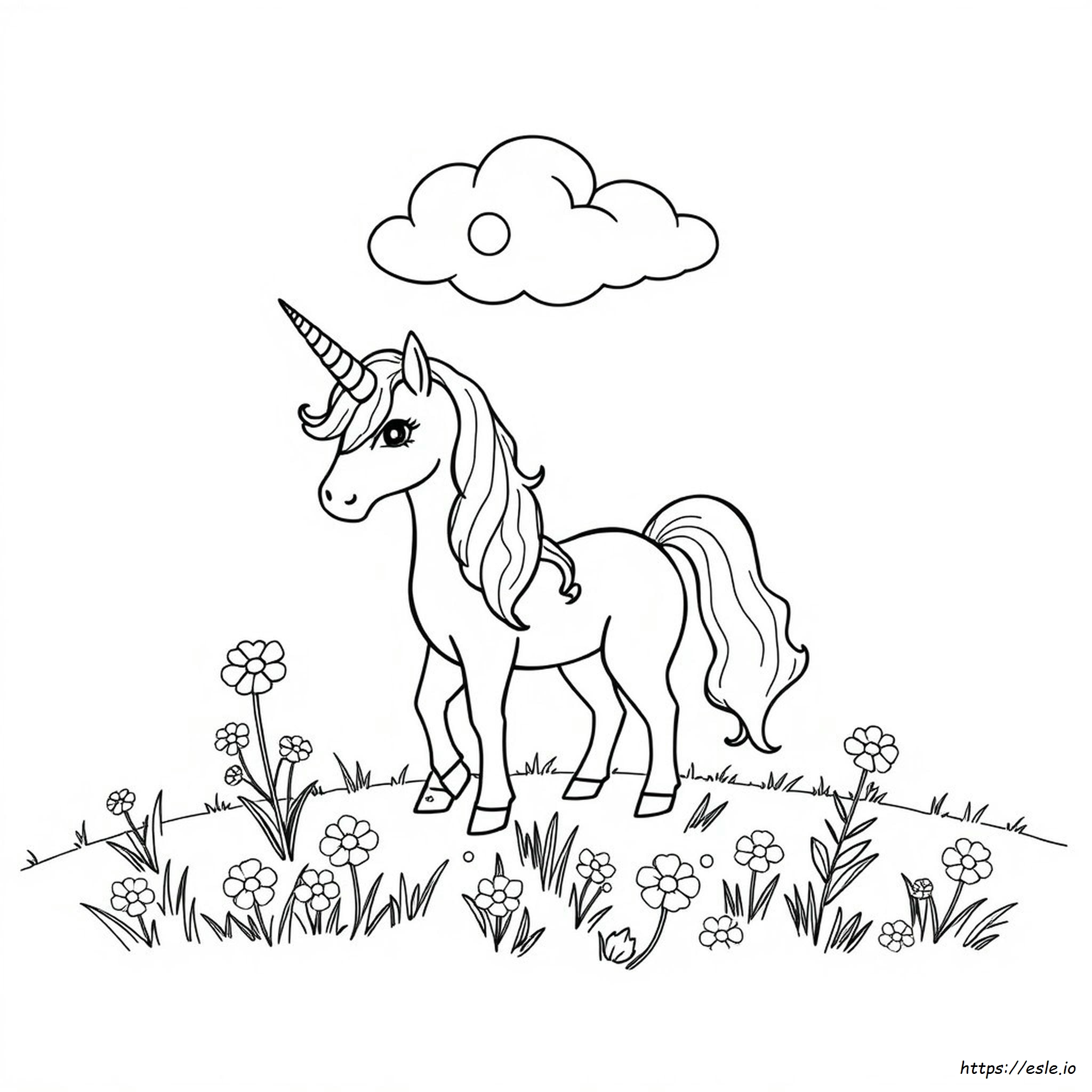 Free Printable Rainbocorns Coloring Pages