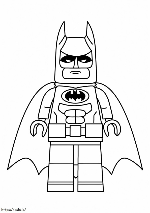 Lego Batman värityskuva