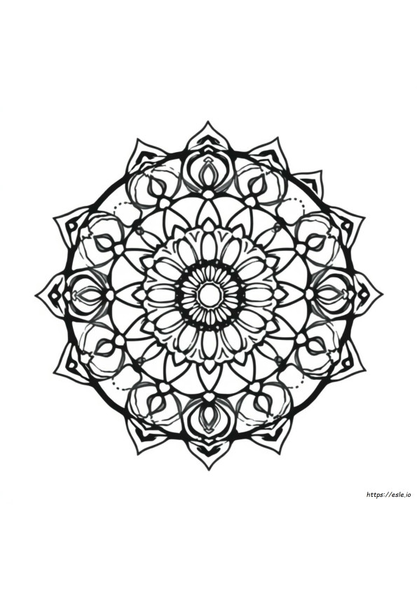 Mandalas Fáciles Para Colorear