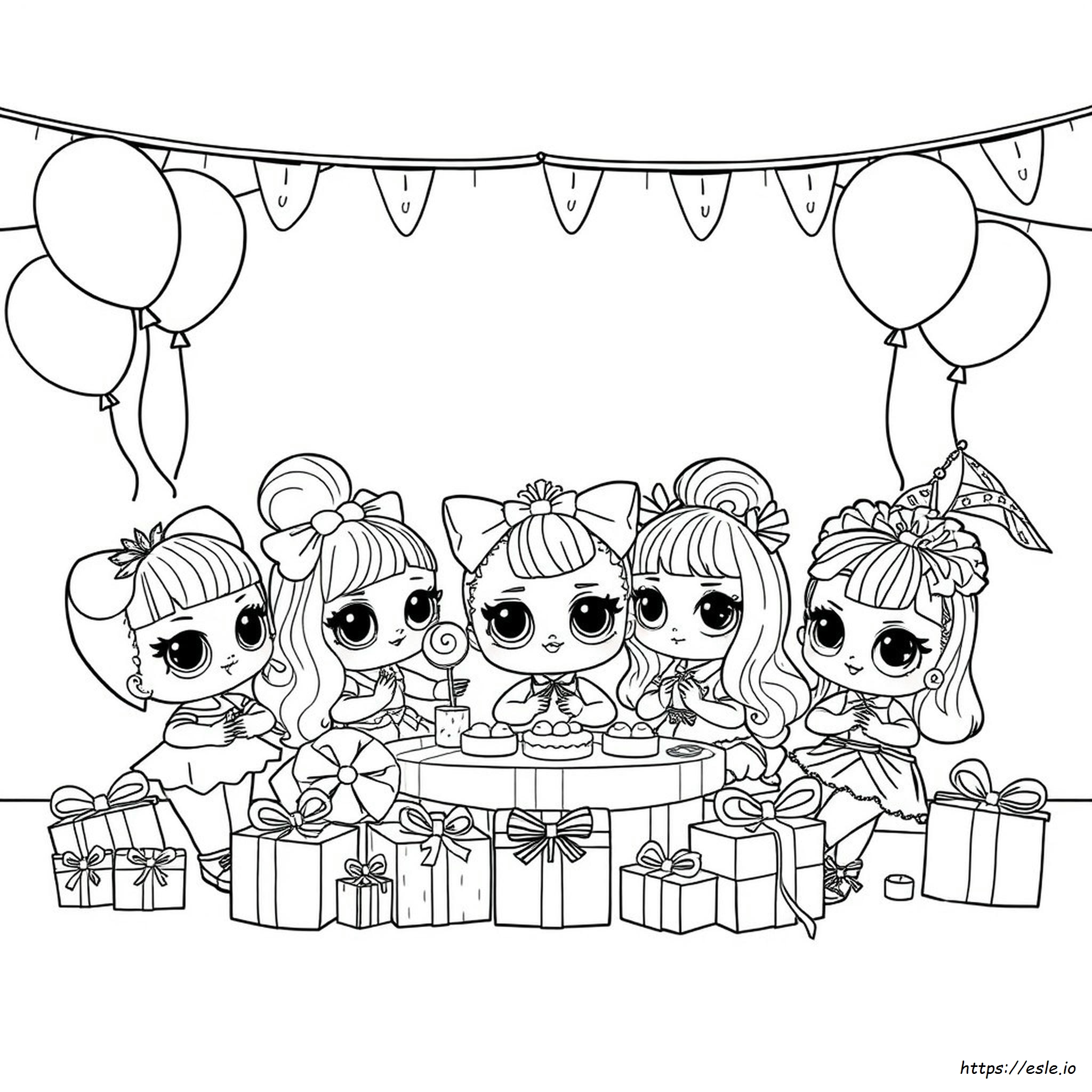 Lol Surprise Coloring Pages Black And White