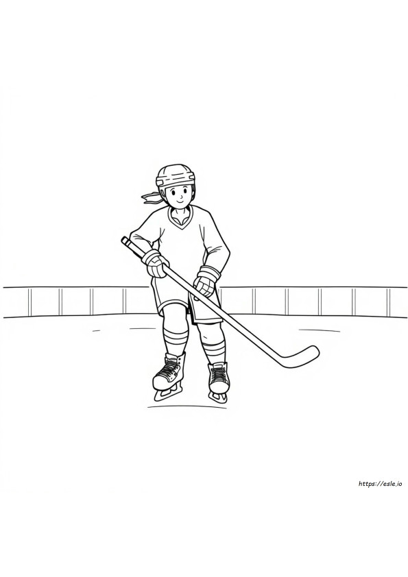 Colouring Pages Of Hockey