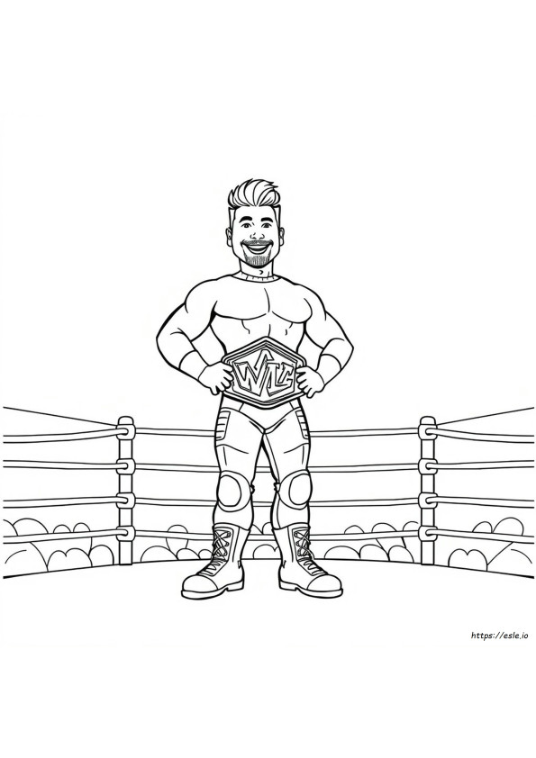 Aj Styles Coloring Pages