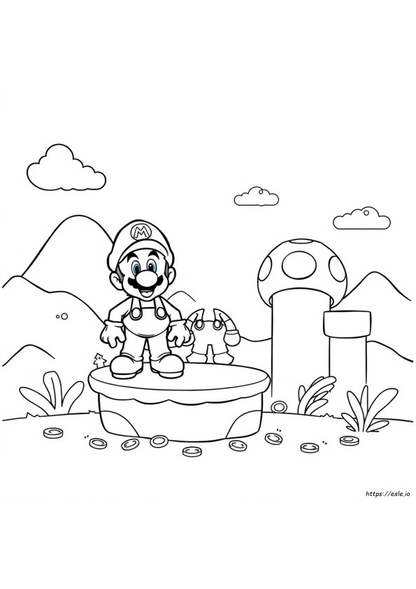 Kolorowanki Z Postaciami Mario Bros