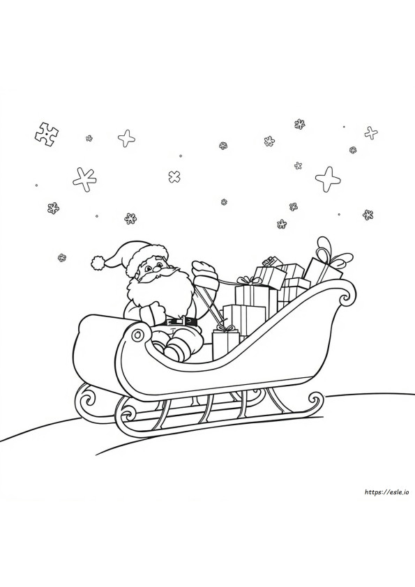 Cartoon Christmas Coloring Sheets