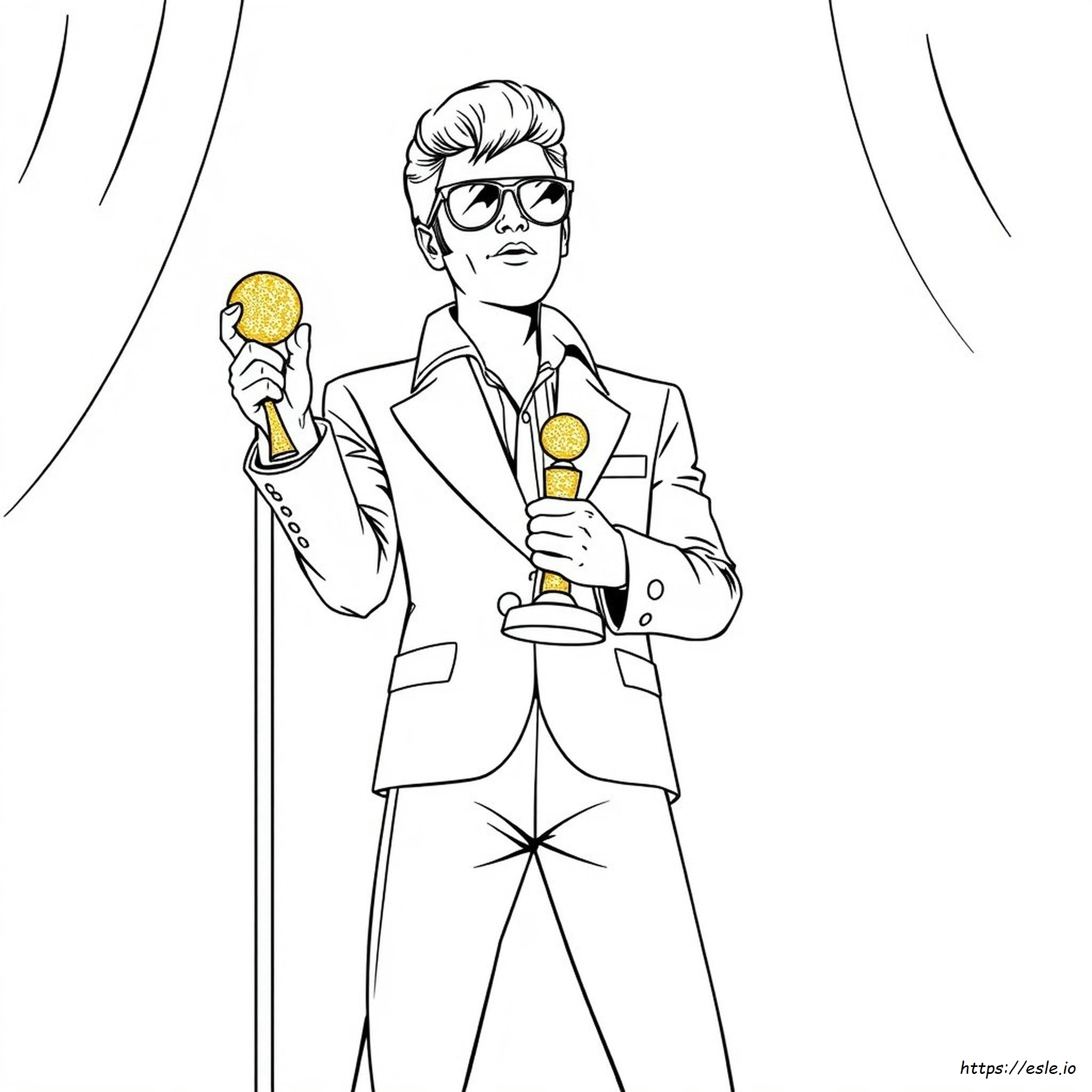 Free Printable Elvis Presley Coloring Pages