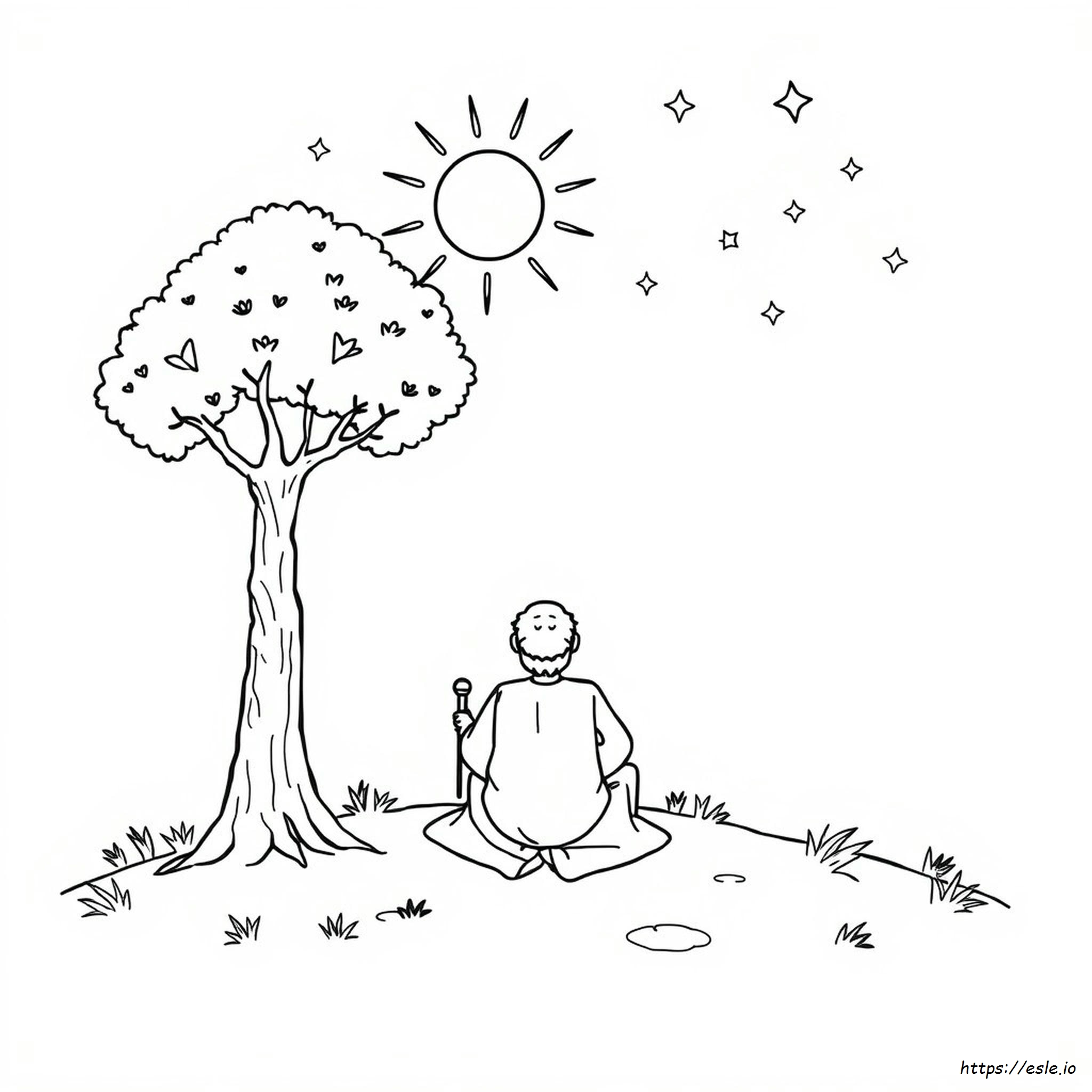 Psalm 19 Coloring Page