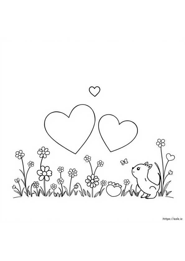 Páginas Para Colorear De San Valentín Para Preescolares Imprimibles