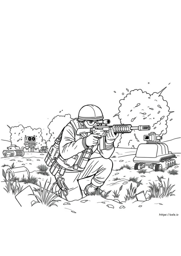 Call Of Duty Dibujos Para Colorear De Impresión