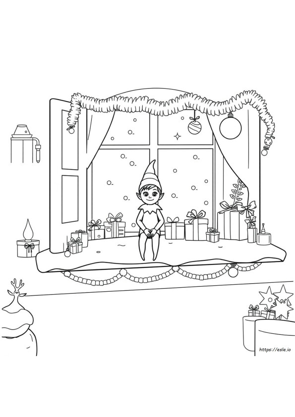 Elf On The Shelf Boyama Sayfaları