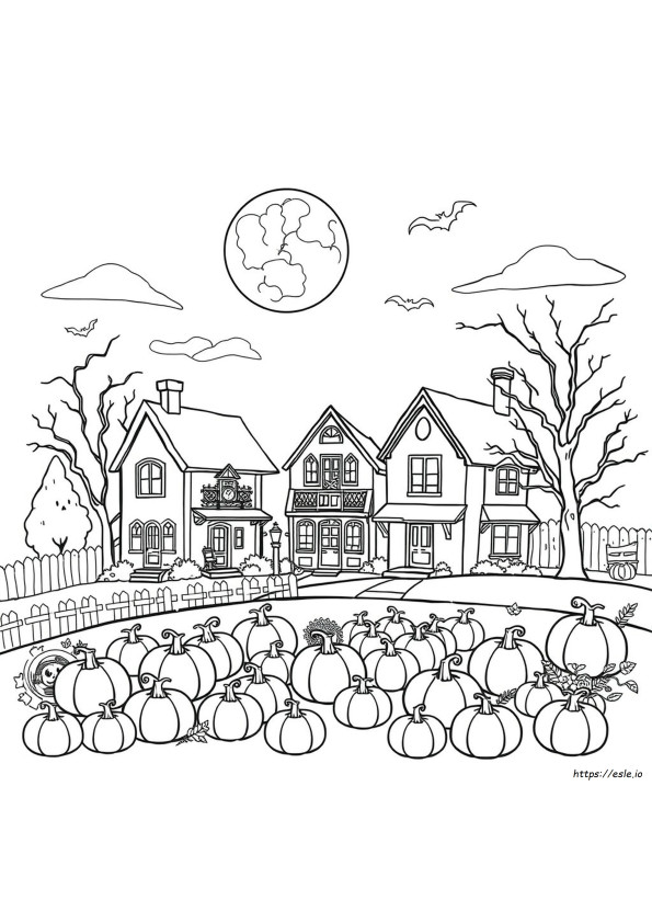 Coloring Pages About Halloween