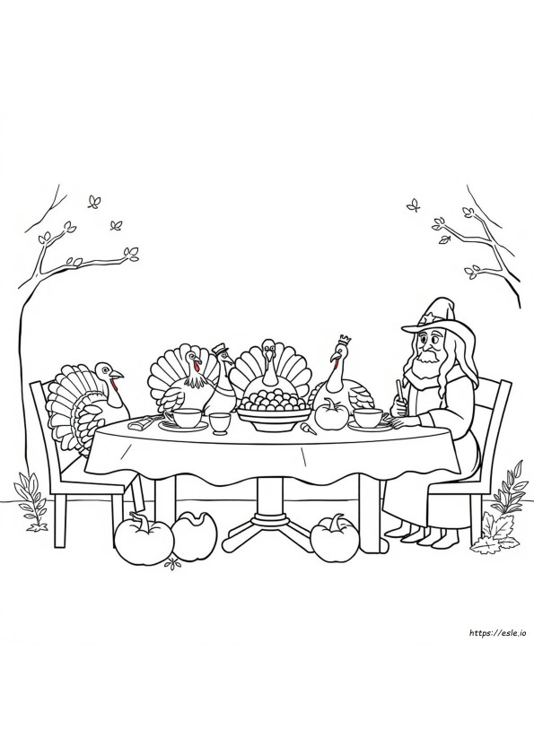 Dltk Thanksgiving Kleurplaten