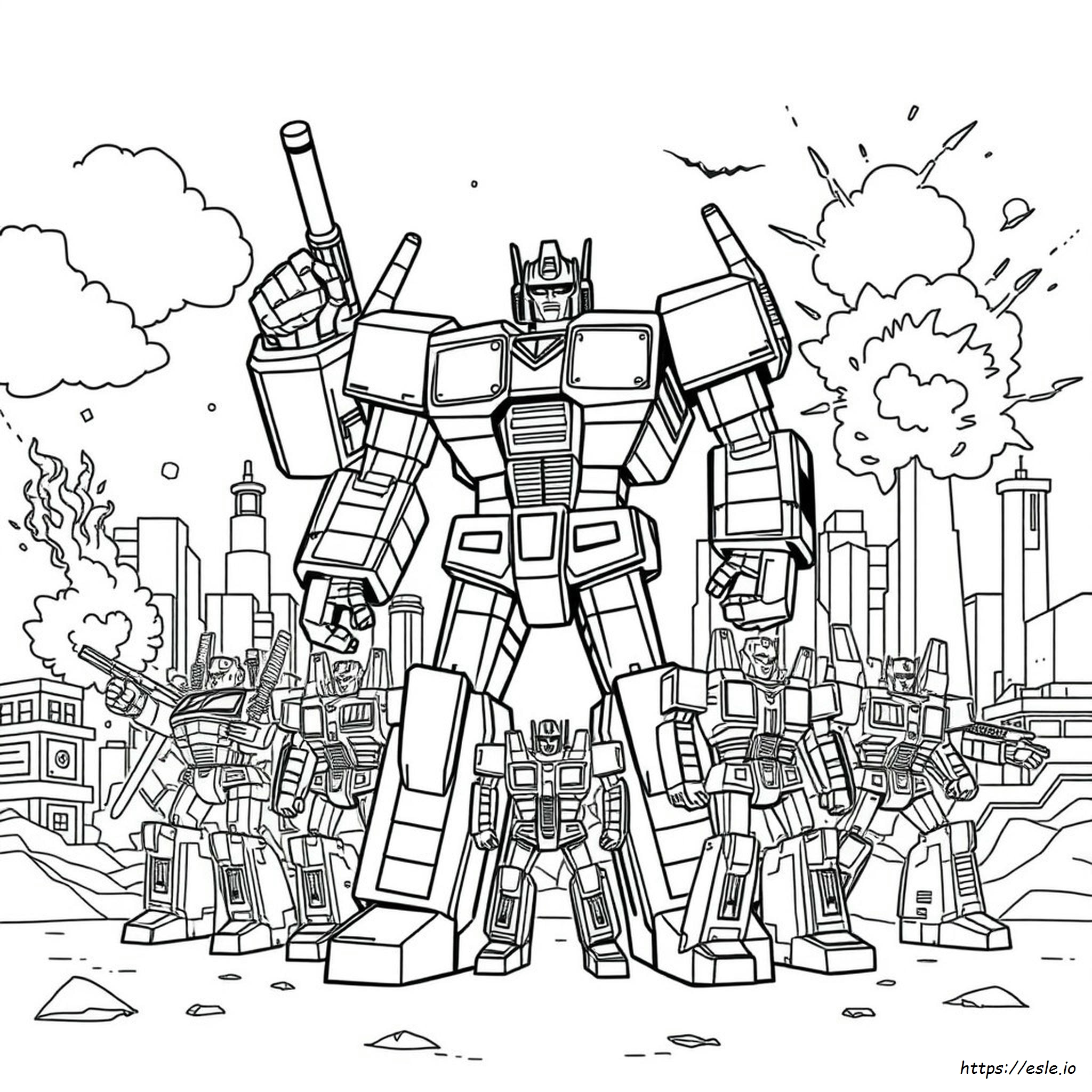 Transformers Combiner Wars Coloring Pages