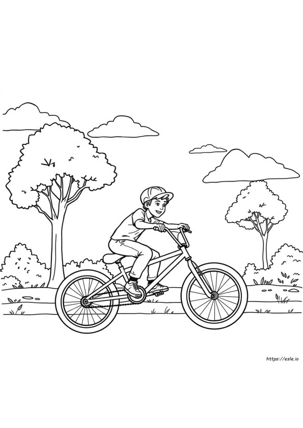 Coloriages Vélo Bmx