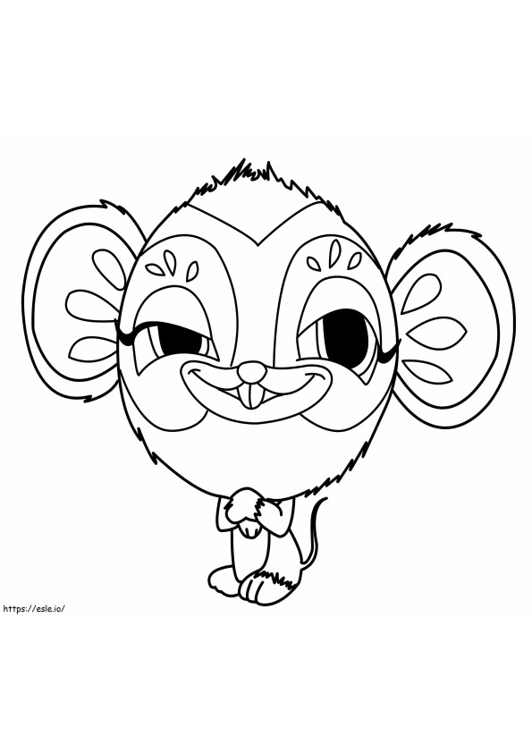 Zooble Mouse coloring page