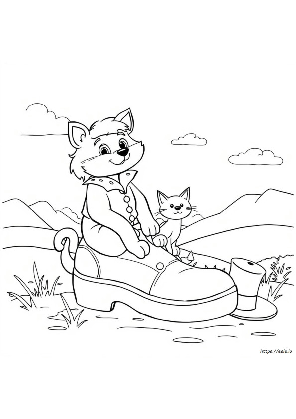 Puss In Boots Coloring Pages Printable