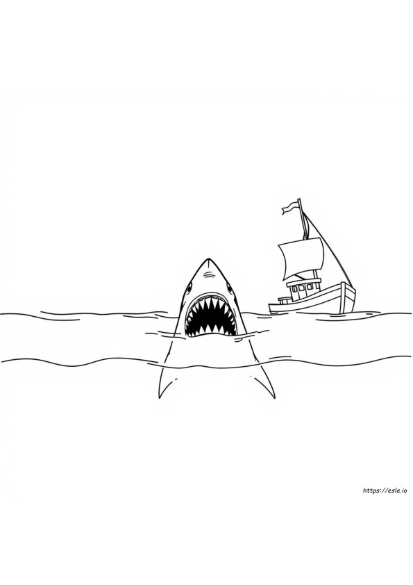 Printable Jaws Coloring Pages
