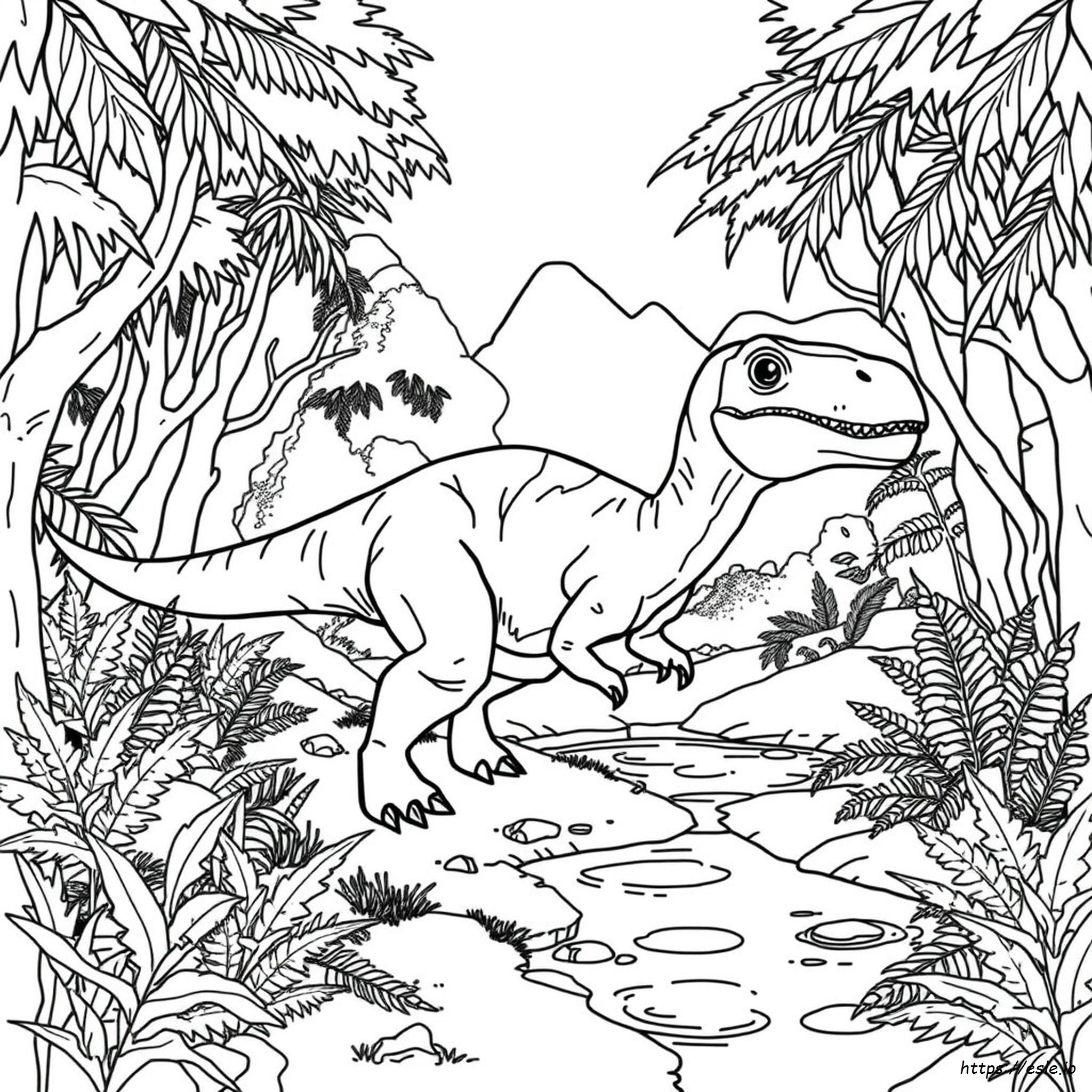 Jurassic World Kolorowanka Do Druku