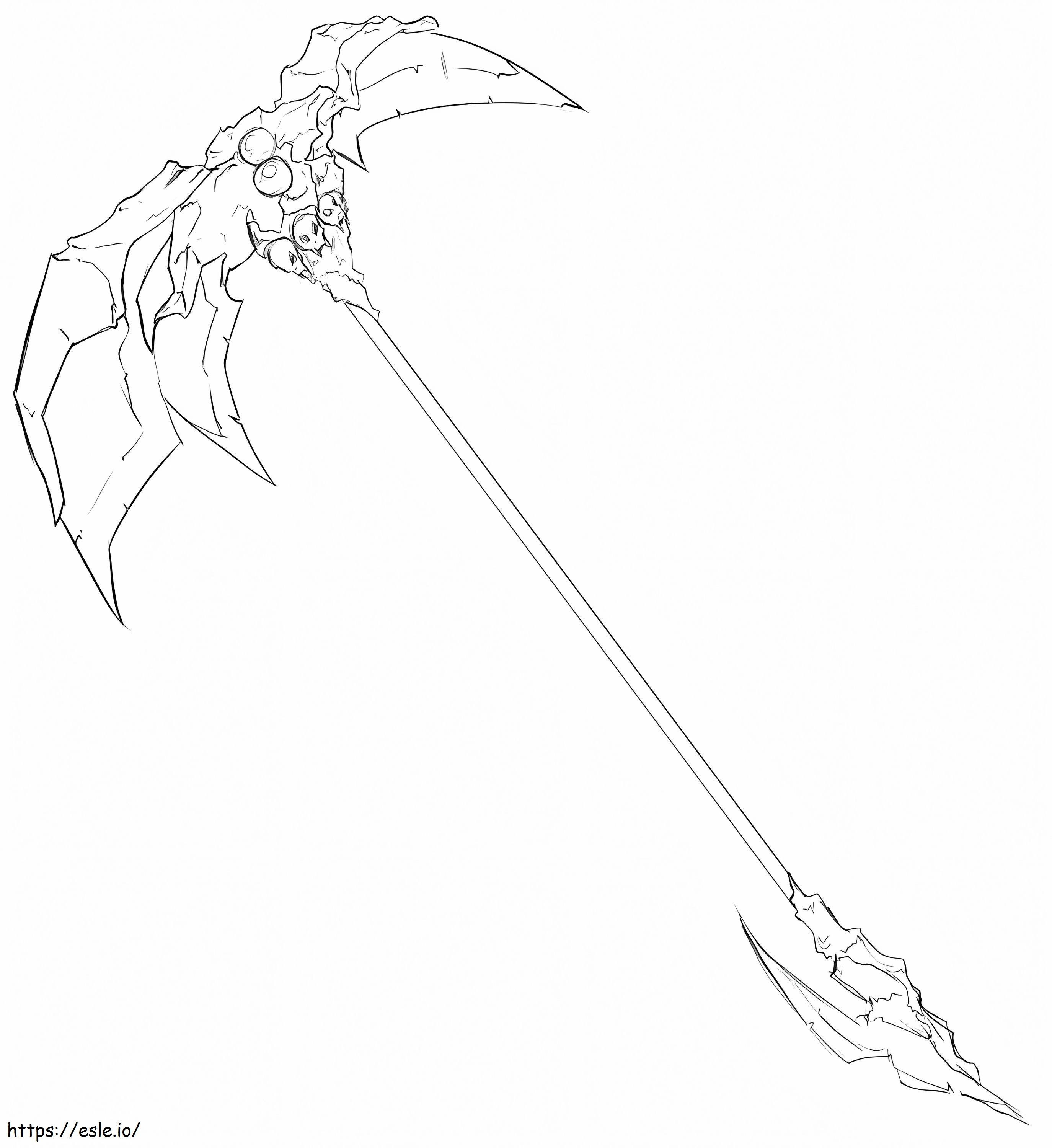 Special Scythe coloring page