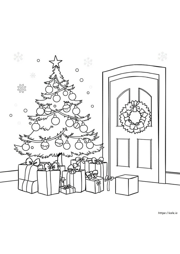 Disegni Da Colorare Di Dicembre Difficili Da Stampare Gratis