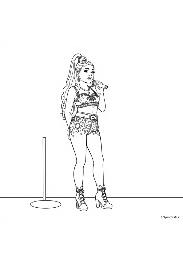 Ariana Grande Coloring Pages To Print