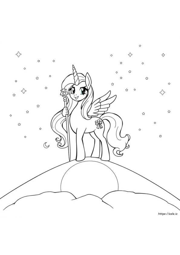 Celestia Coloring Page