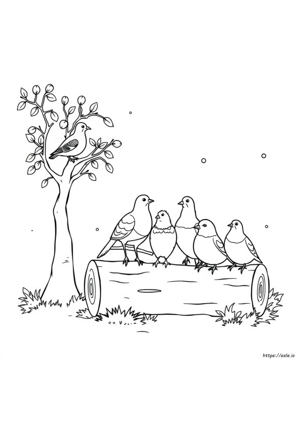 Printable 12 Days Of Christmas Coloring