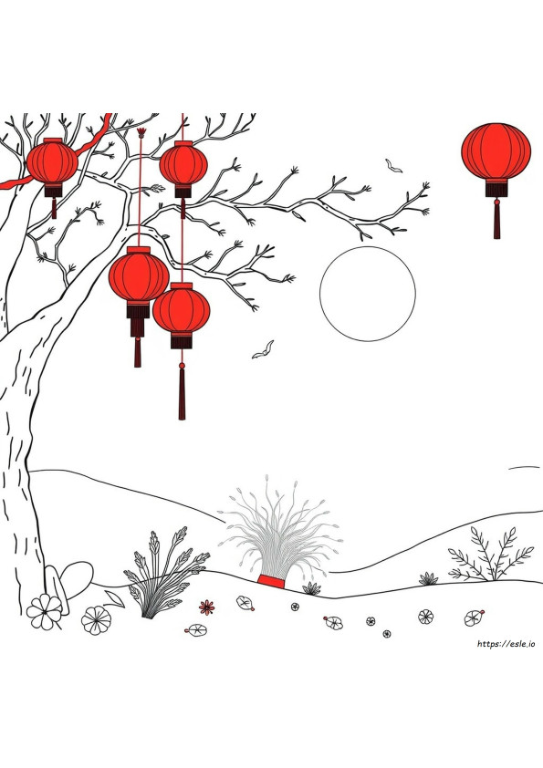Chinese New Year Kleurplaten