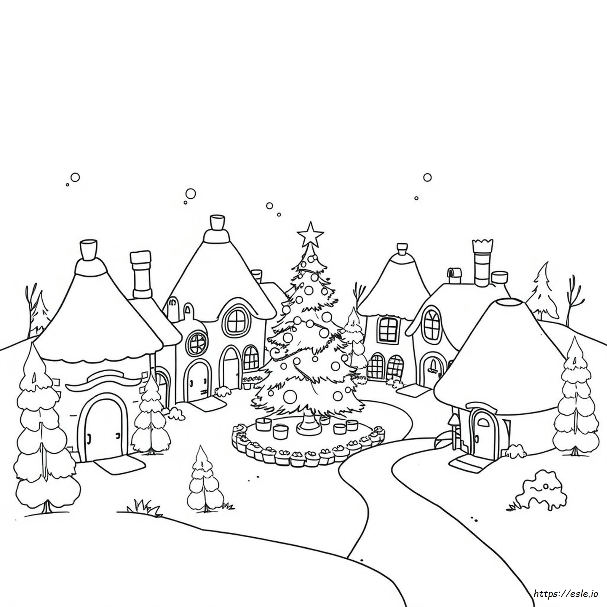 Whoville Colouring Pages