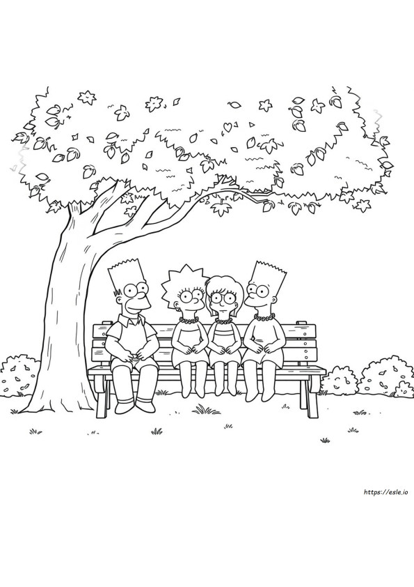 Desenhos Para Colorir Grátis Dos Simpsons