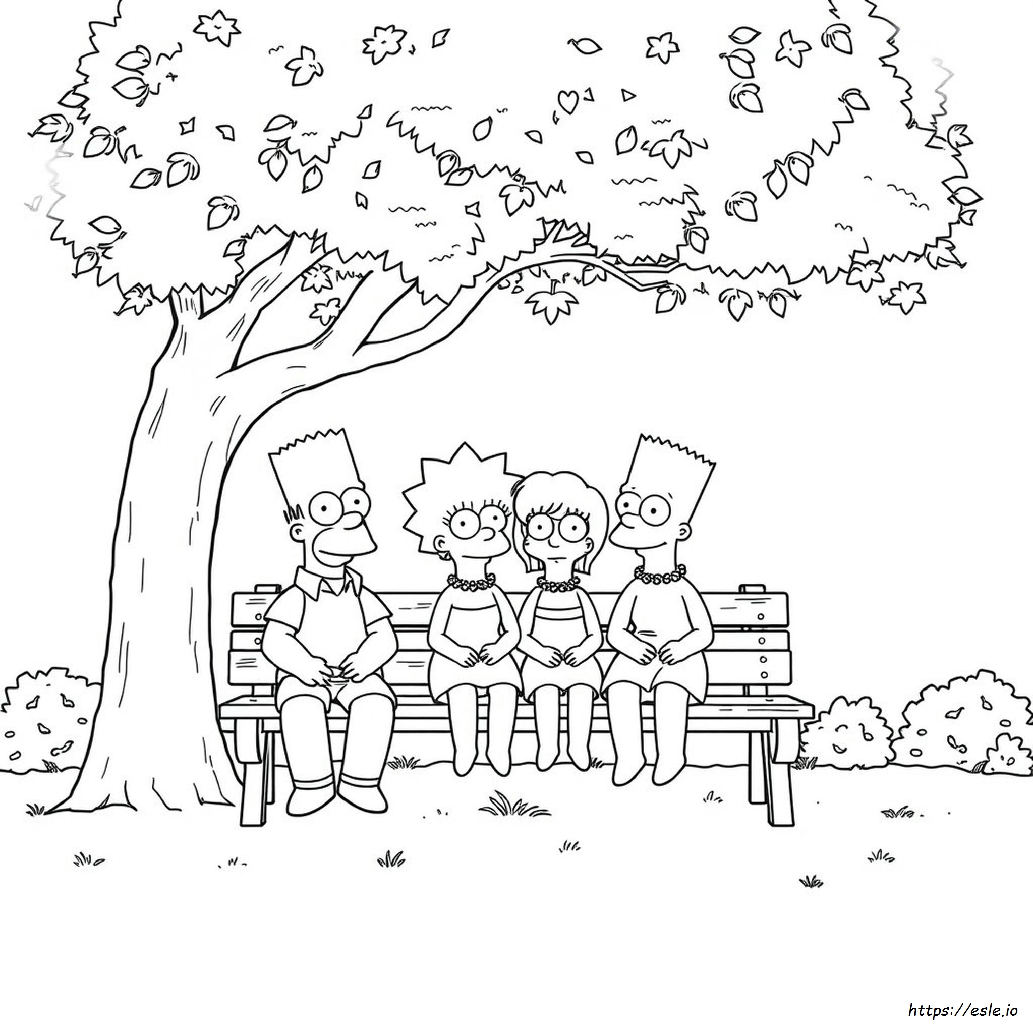 Free Coloring Pages Simpsons