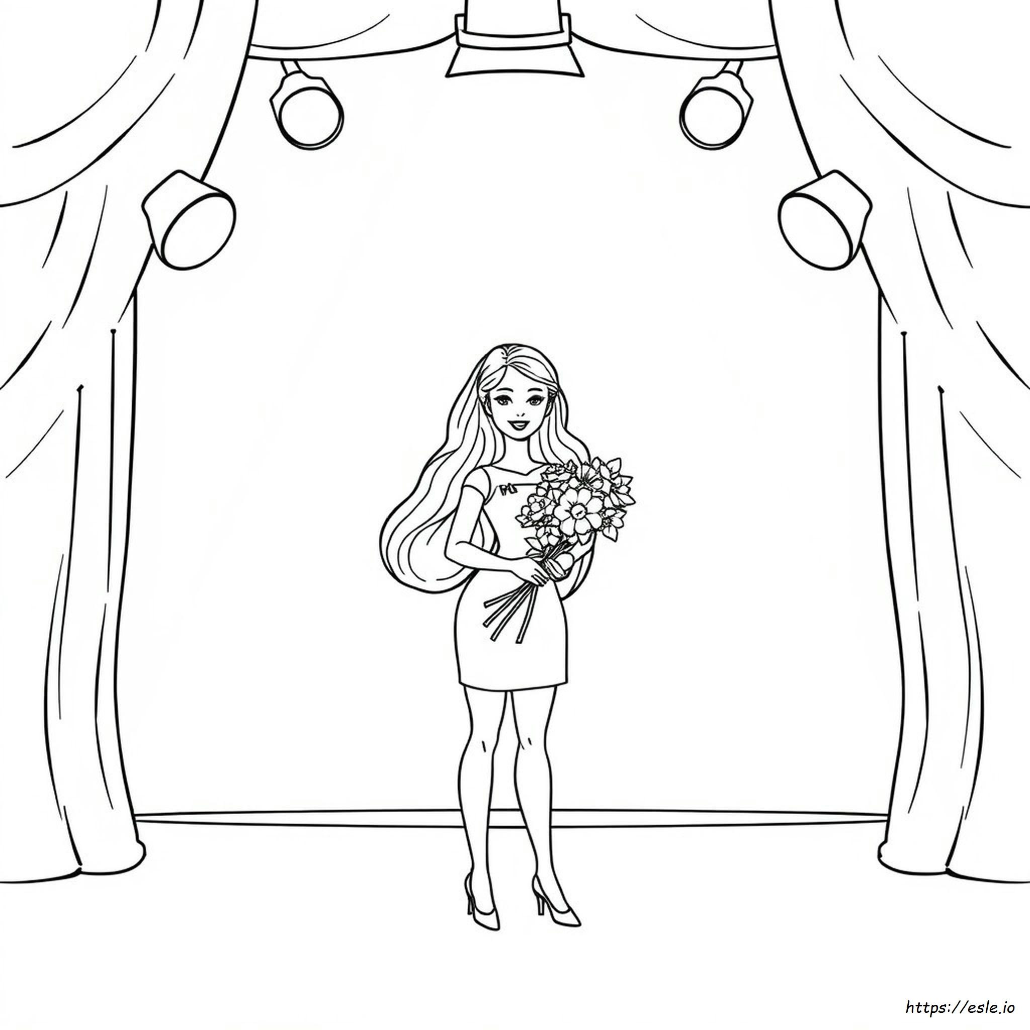 Barbie Mewarnai Gambar Dapat Dicetak