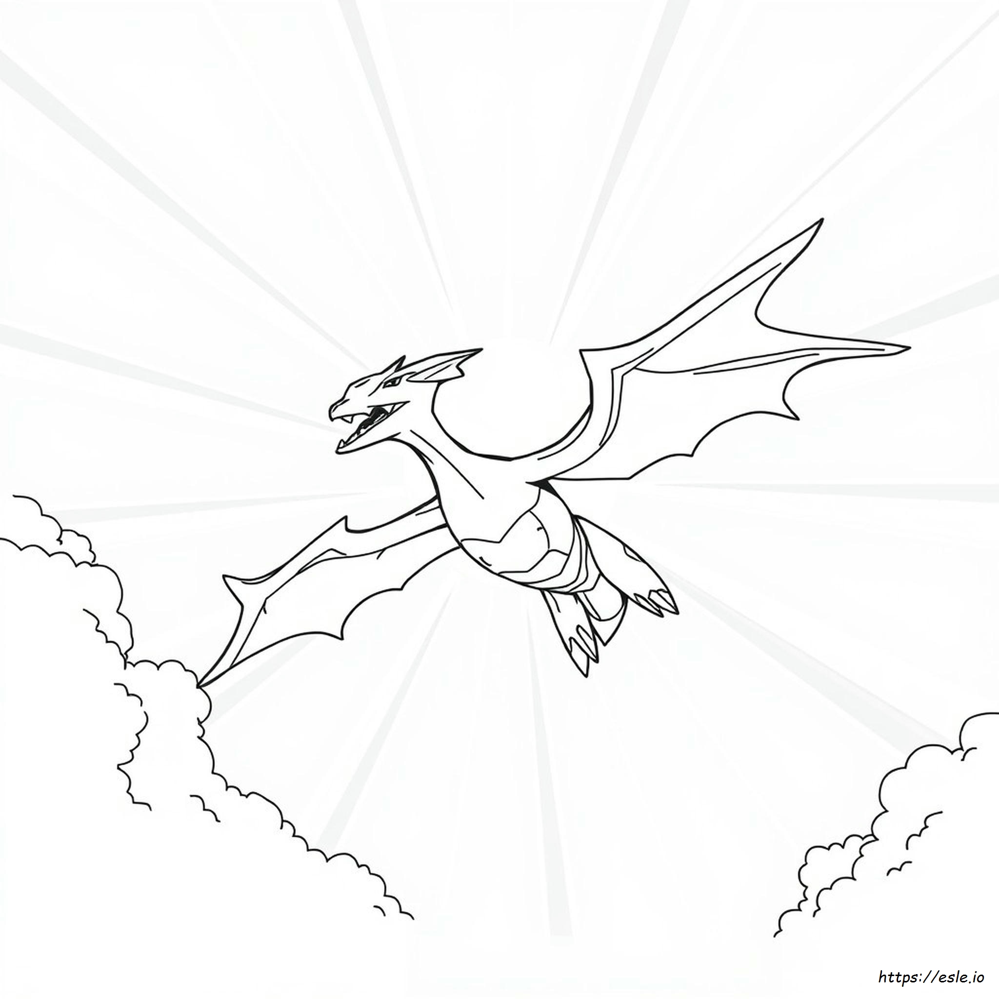 Rayquaza Vmax Coloring Page
