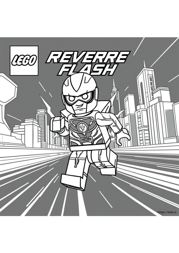 Lego Reverse Flash Színező Oldalak