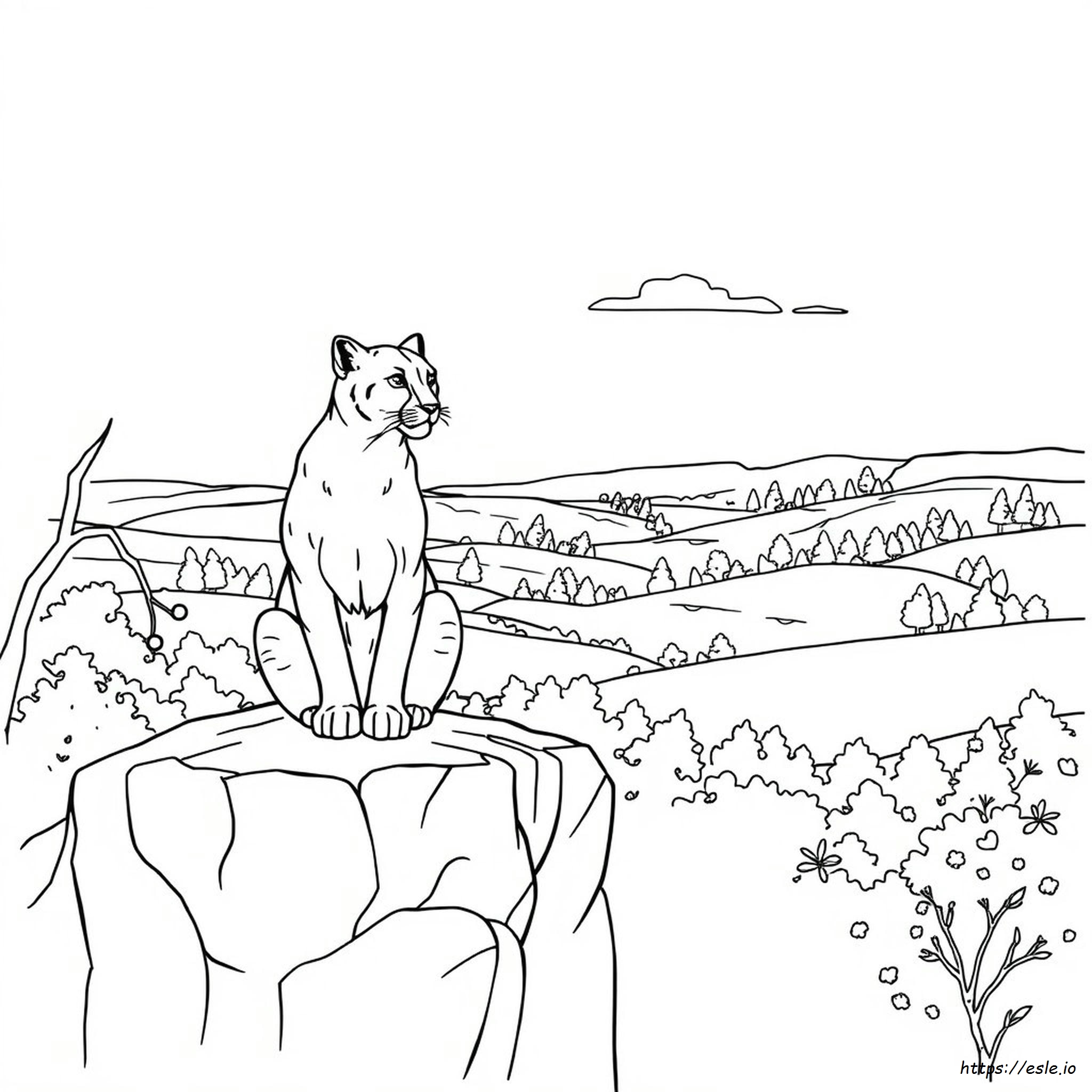 Coloring Pages Of Cougars