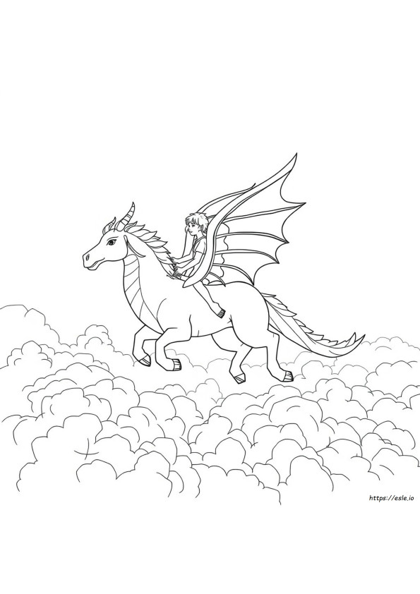 Dutch Angel Dragon Coloring Pages
