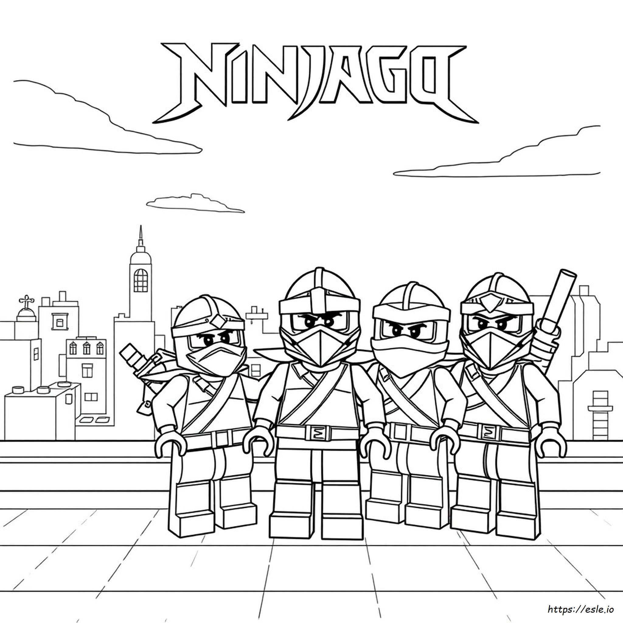 Disegni Lego Ninjago Da Colorare Gratis